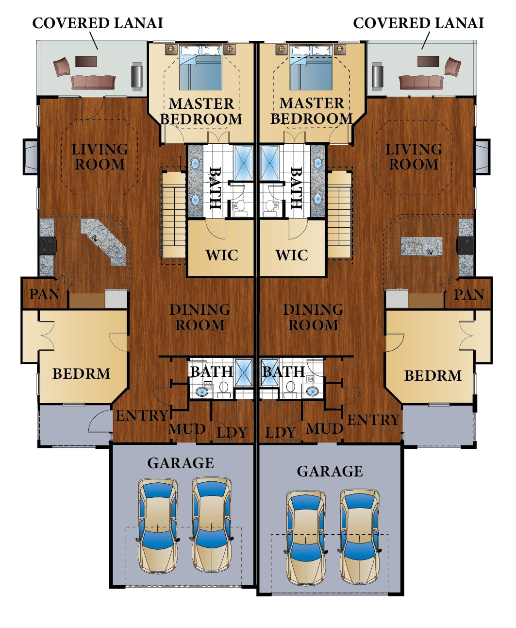 house  The Bristol/Seville/Sutton 3 Bedroom 9852 Greeley Street Wheatley Point Image