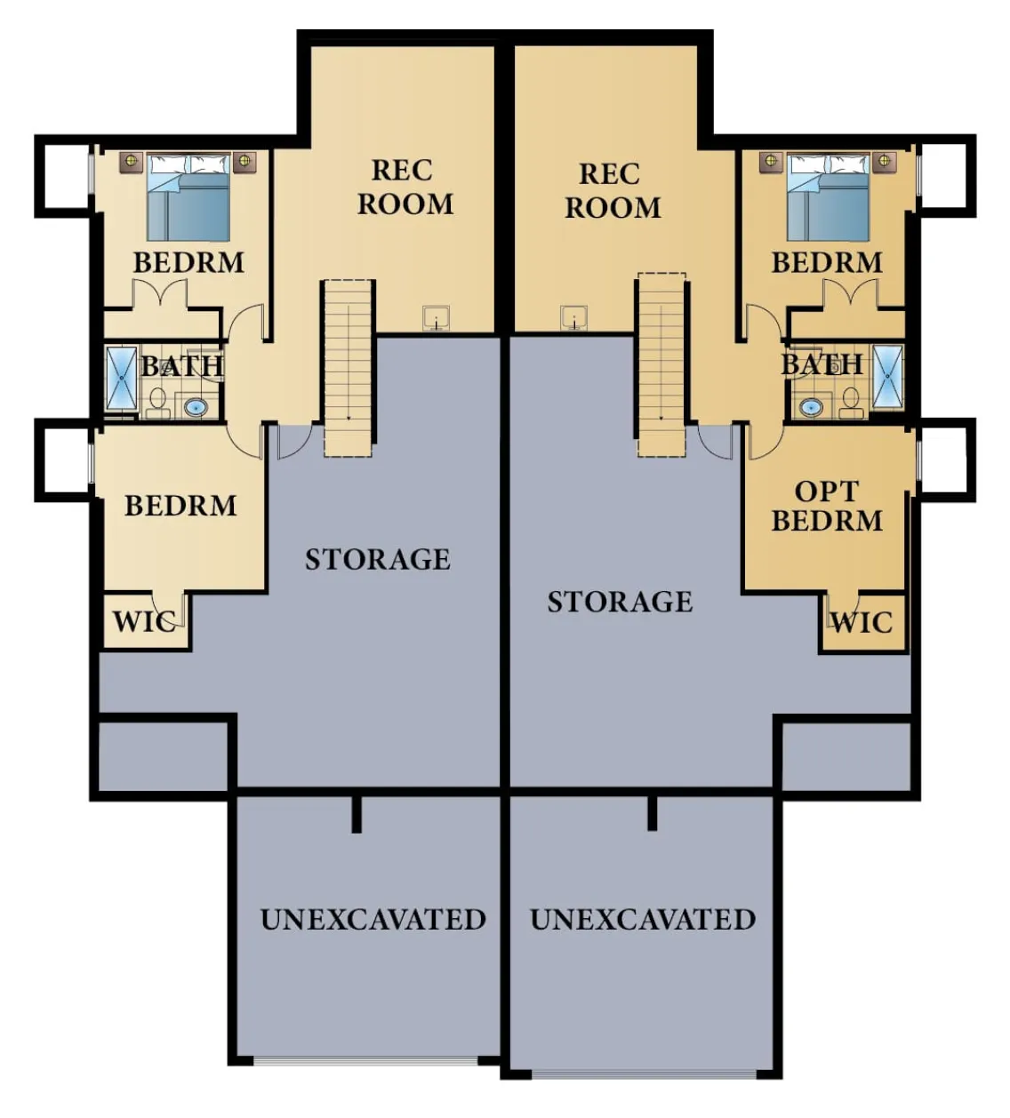 The Bristol/Seville/Sutton 3 Bedroom Floorplan