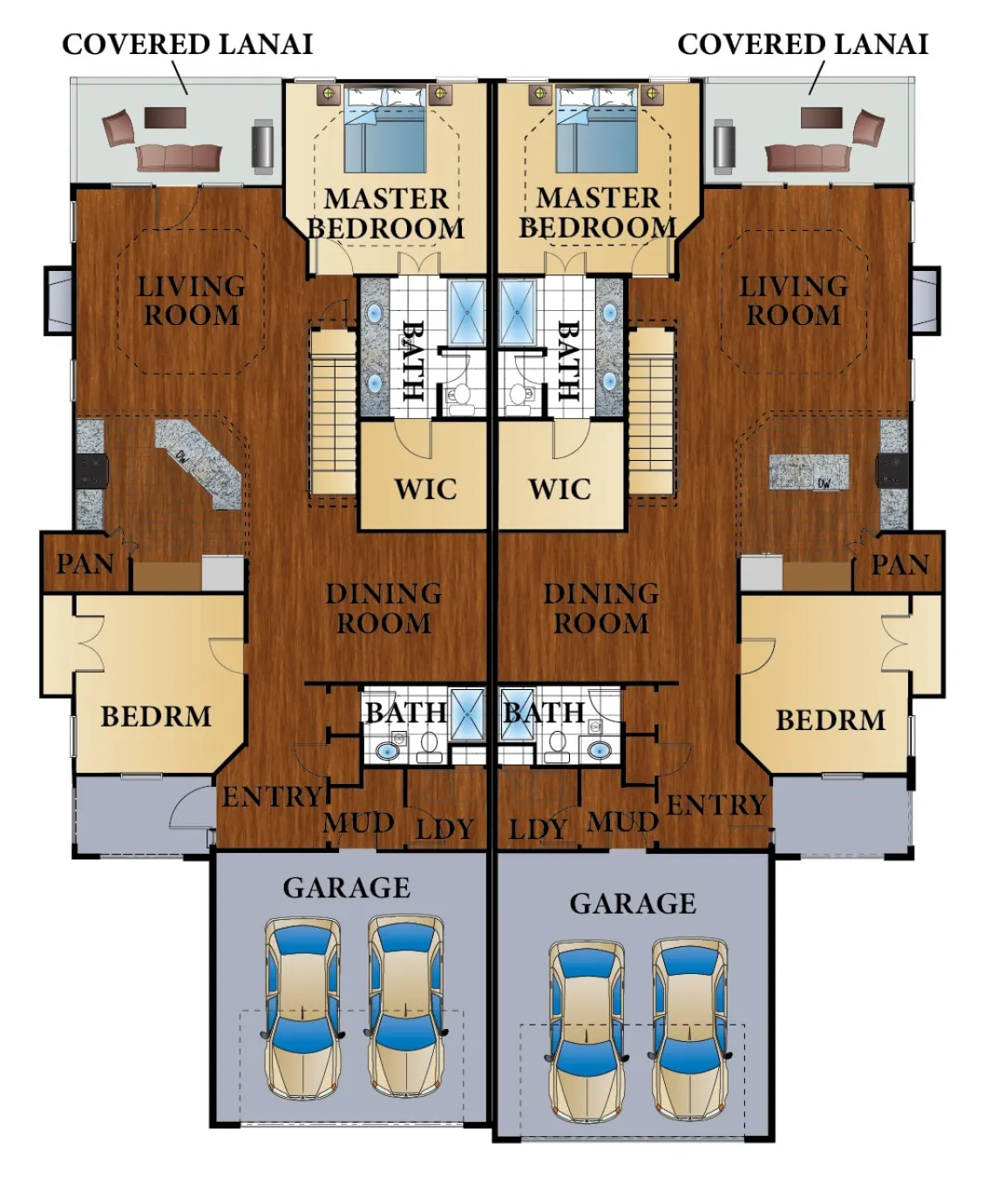 The Bristol/Seville/Sutton 3 Bedroom Floorplan